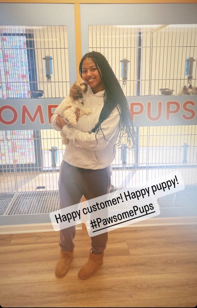 happy customer, happy puppy